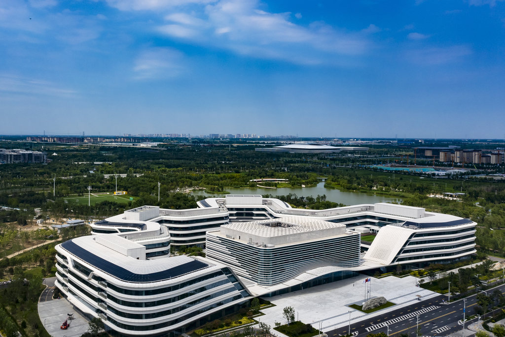 9月26日拍摄的中国星网集团总部大楼。河北日报记者 刘光昱 摄