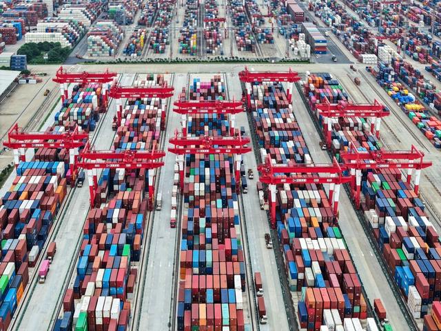 外高桥保税物流园区 陈梦泽摄