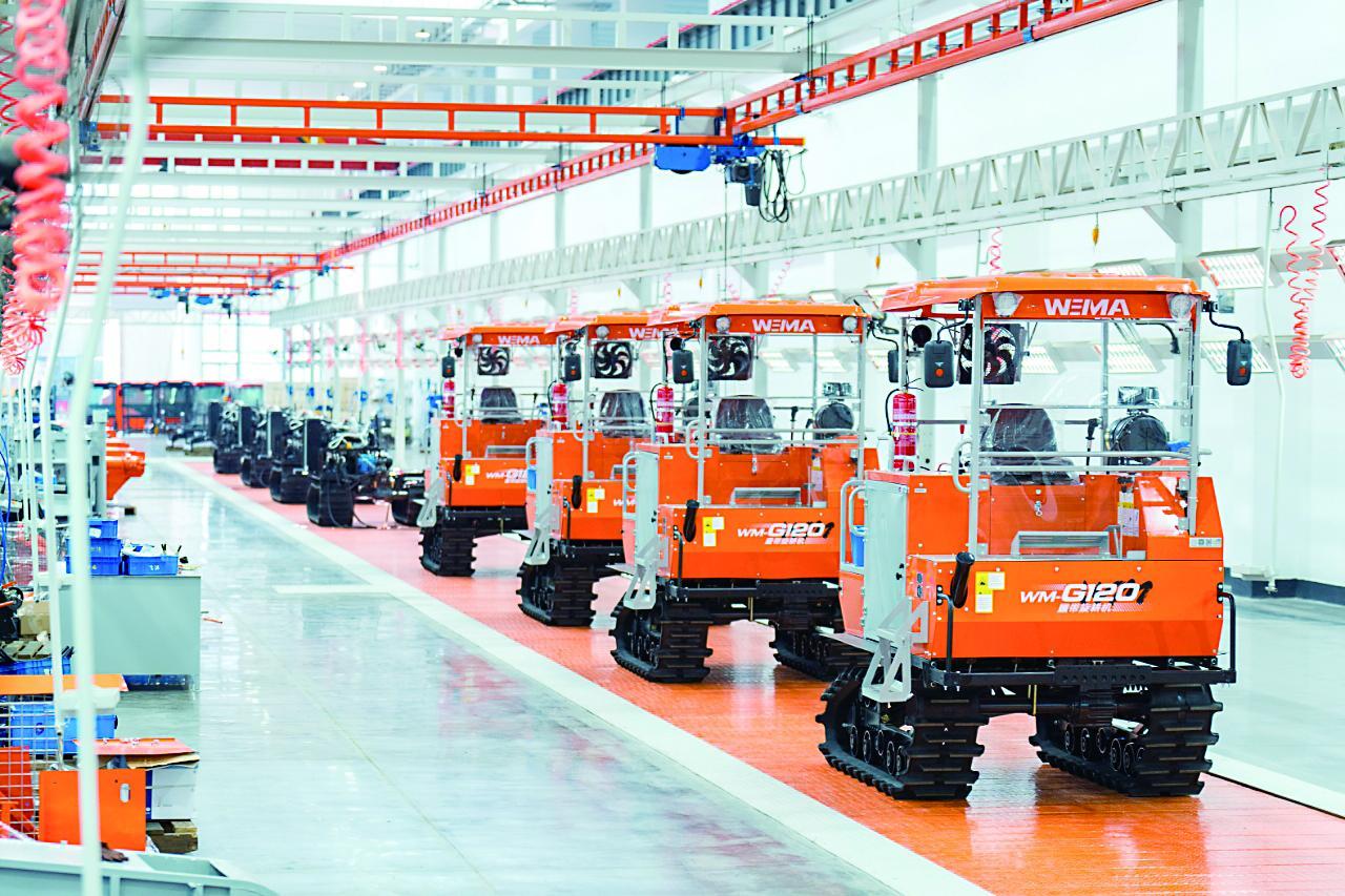 江津威马农机生产车间