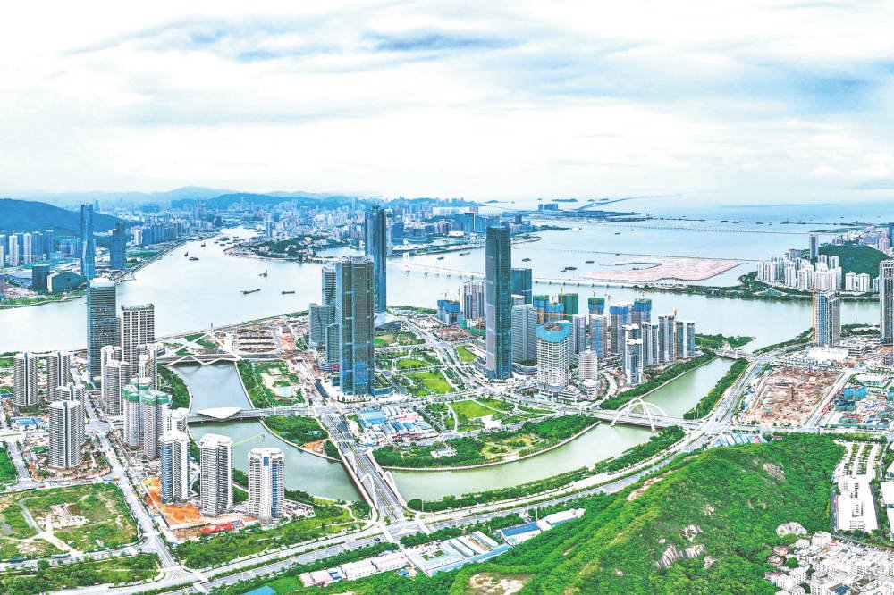 图为横琴粤澳深度合作区。
