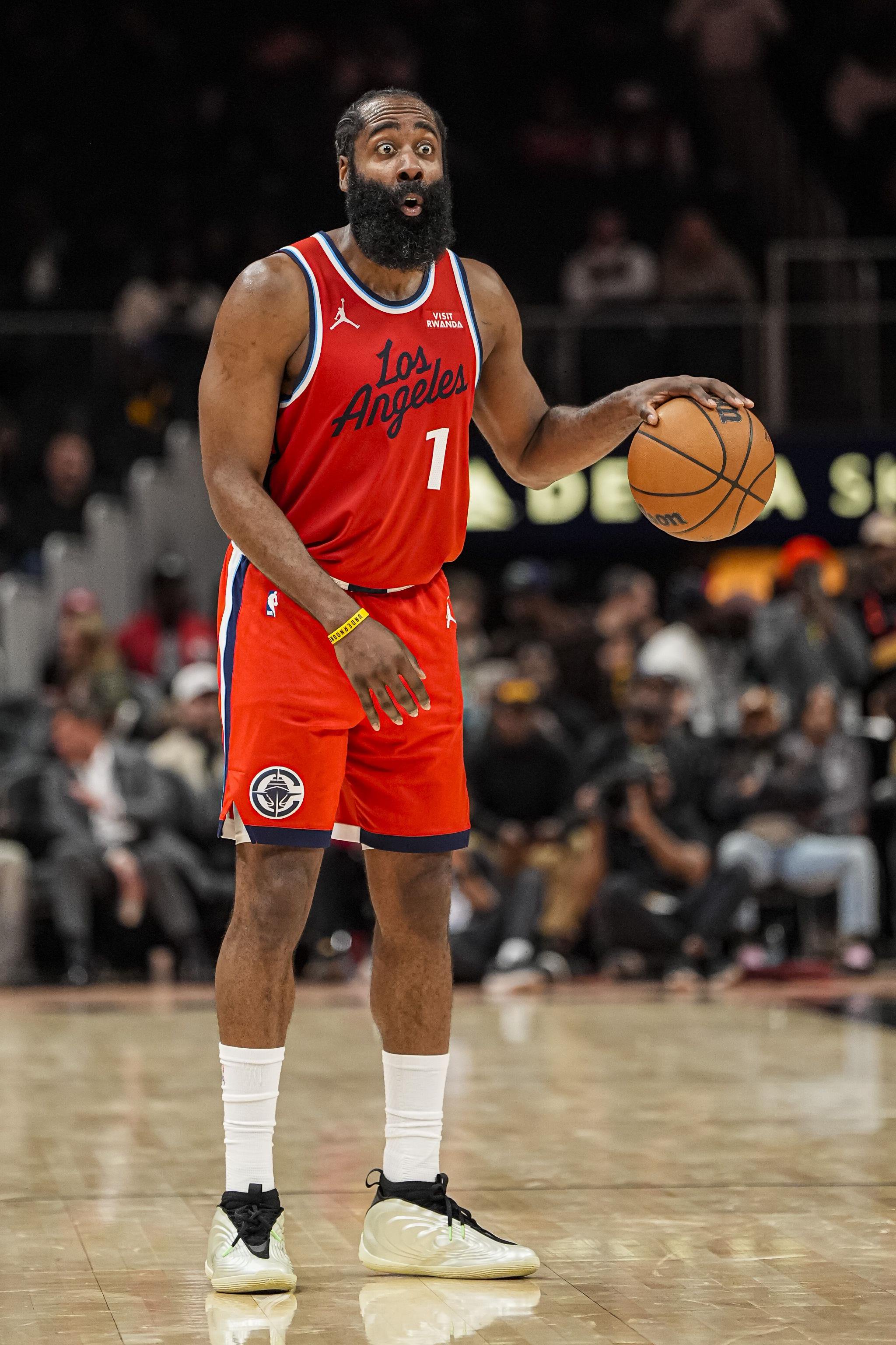 几场完成超越？哈登已砍下28303分 距离历史第9的奥尼尔还差293分