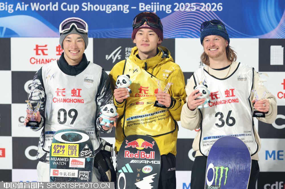 最后一刻反超 苏翊鸣世界杯“背靠背”夺冠