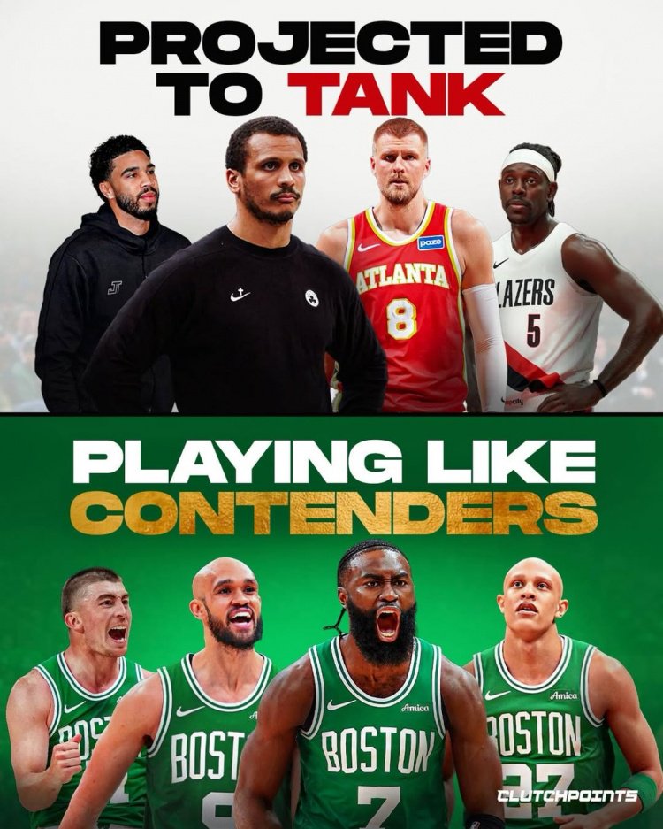 本以为会摆烂一年的绿军现在东部第4 塔图姆还有可能本赛季复出