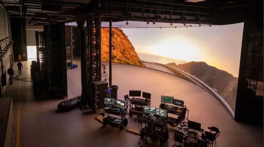 全球首个DVS动态虚拟影棚（图片来源：奥拓电子）