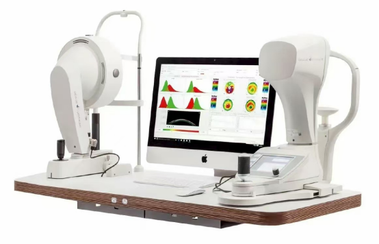 △ Pentacam®眼前节测量评估系统与Corvis® ST角膜生物力学分析仪