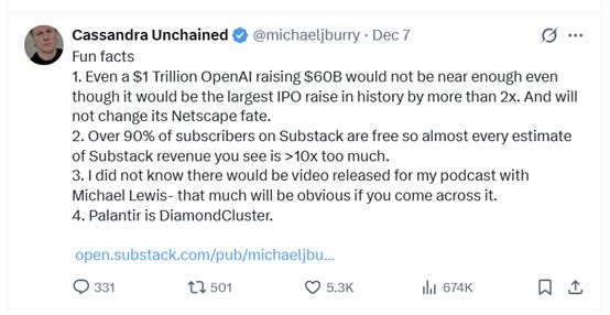 下一个网景?“大空头”向OpenAI开火:资金窟窿难填,注定覆灭!