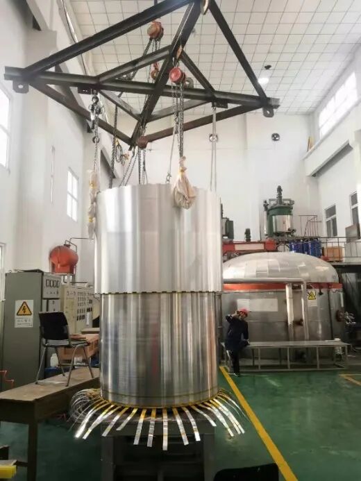 ▲线圈绕制、组装现场