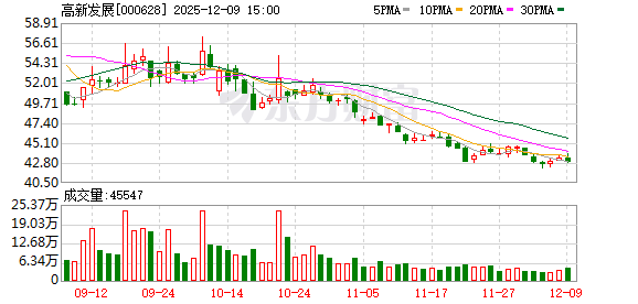 高新发展:截至2025年11月28日公司股东人数为57198户