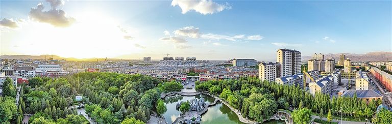 乌海市乌达区。（乌达区融媒体中心供图）