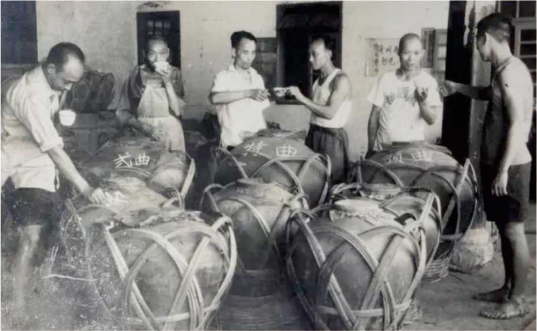 20世纪80年代泸州老窖酿酒车间