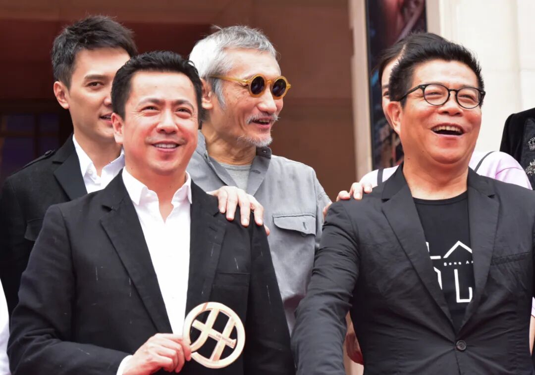 王中磊、徐克、王中军 图片来源：视觉中国（资料图）