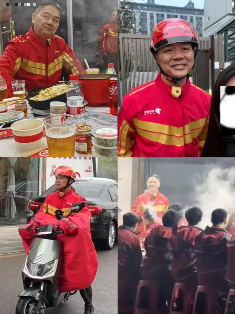 刘强东亲自送外卖搞营销