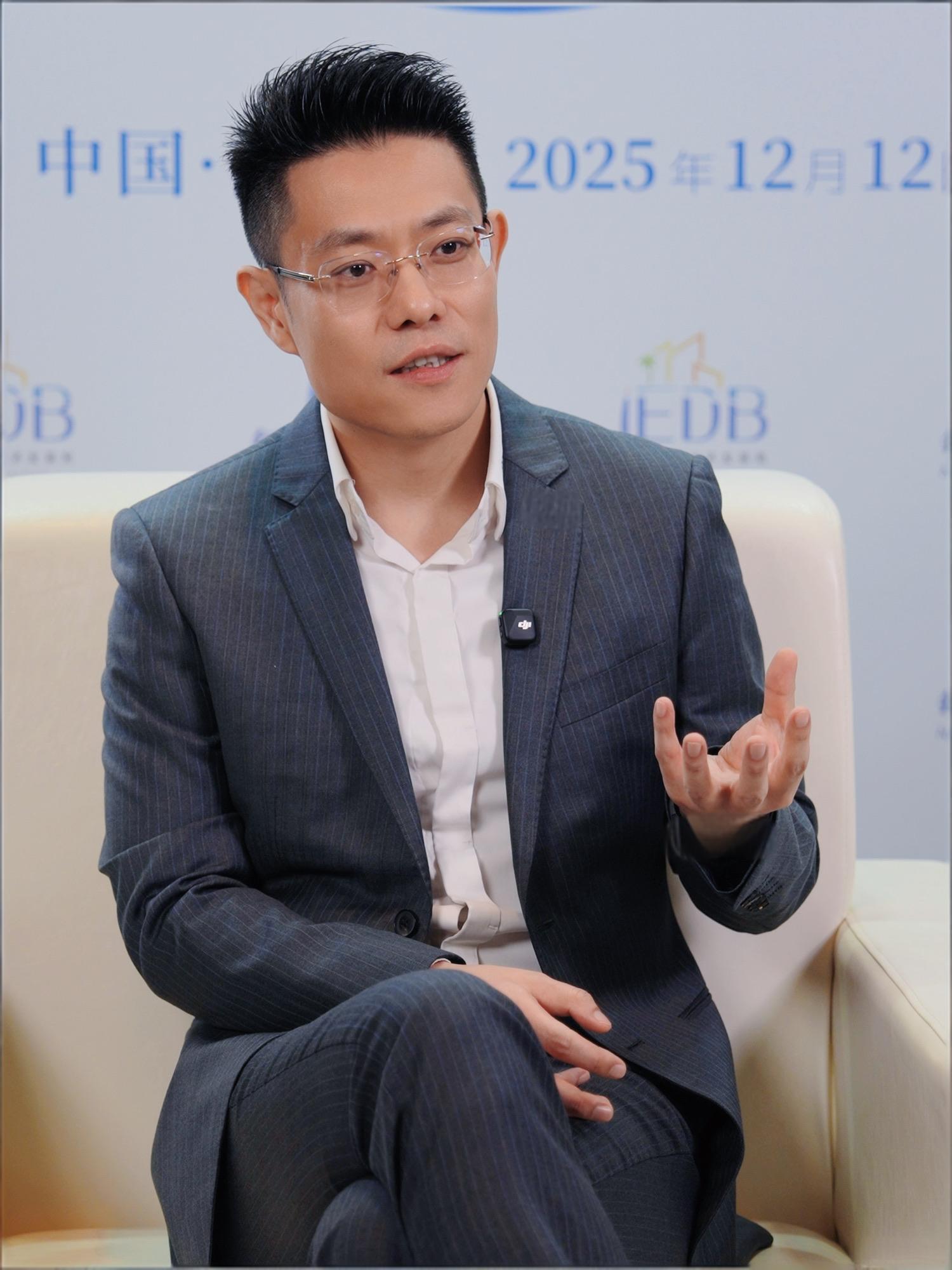 侨银股份总裁夏冠明 图片来源：每经记者 张涵 摄