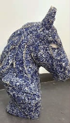     马头作品展示。 受访者 供图