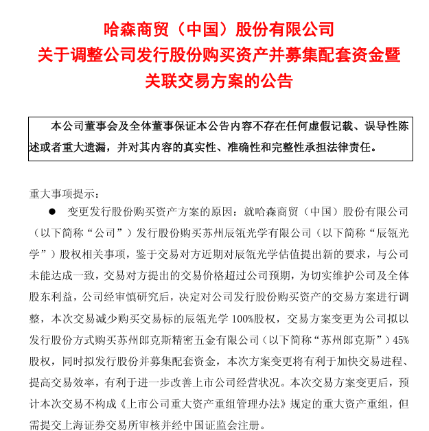 图片来源：哈森股份公告截图