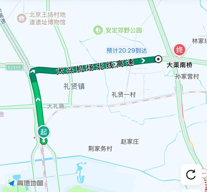 ▲北京市放行L3的路线