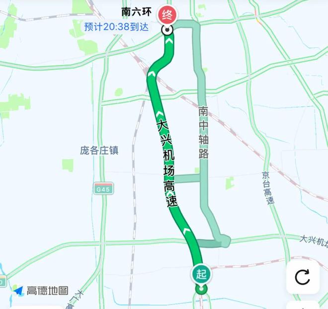 ▲北京市放行L3的路线