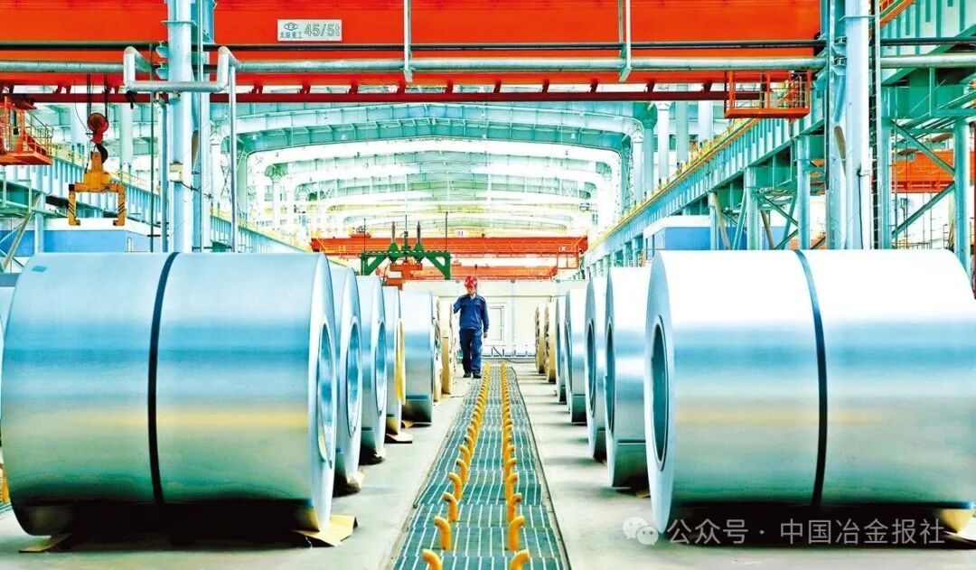 图为柳钢集团生产的汽车用钢。