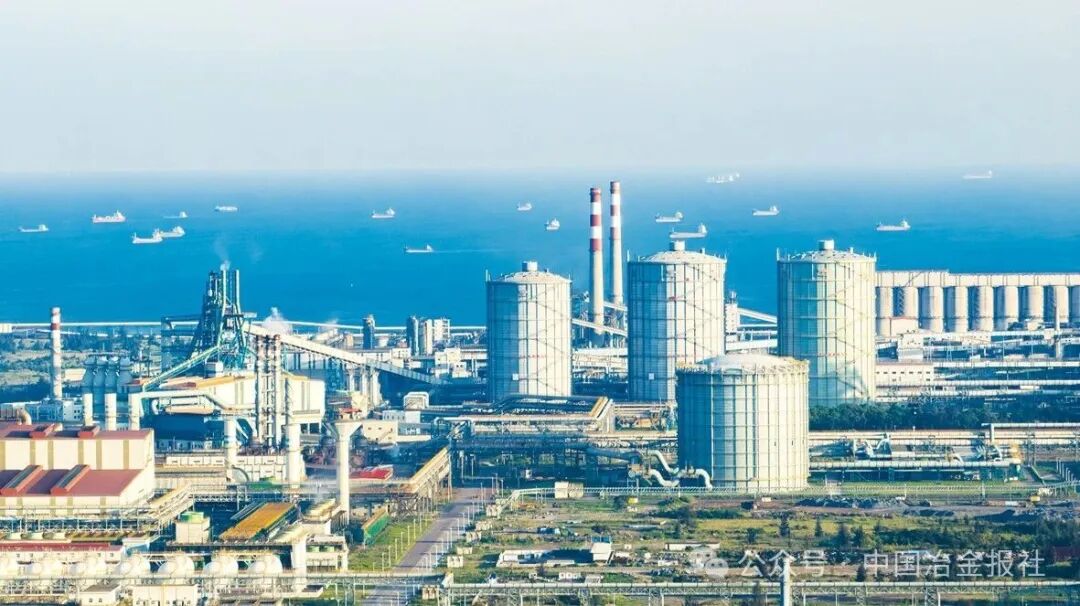 图为柳钢集团防城港钢铁基地（一期）。