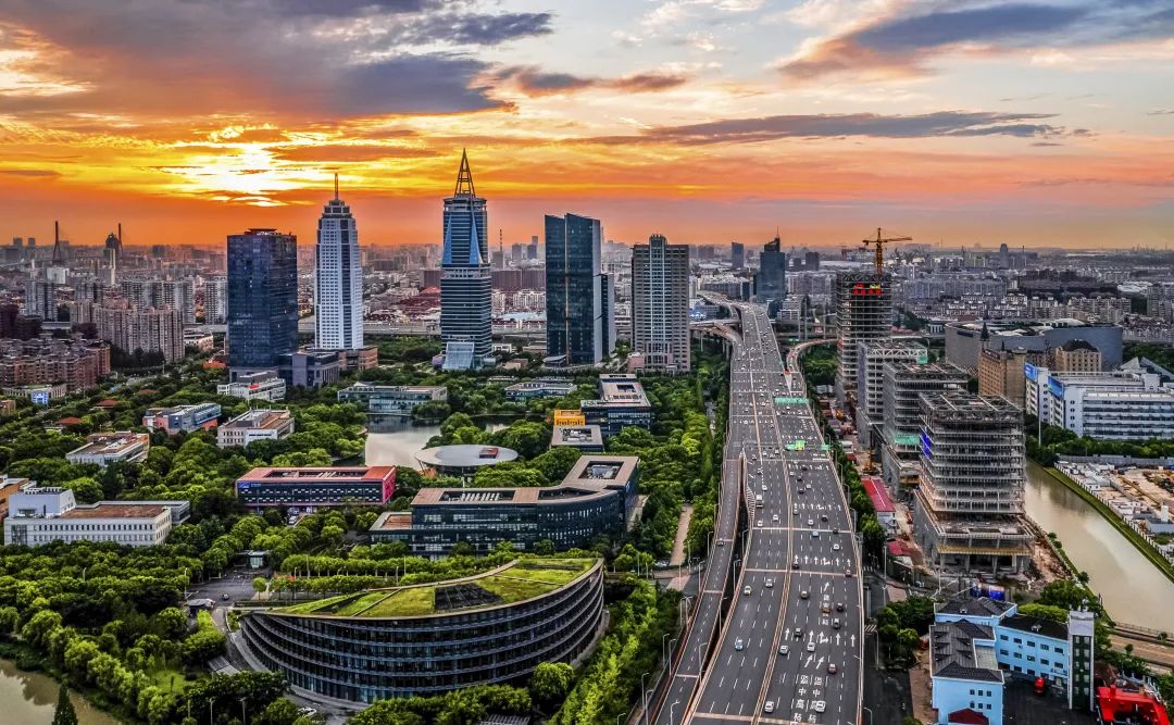 金桥开发区实景图