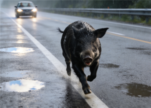野猪闯入高速致越野车严重损毁 法院判了：高速管理方全责赔7万
