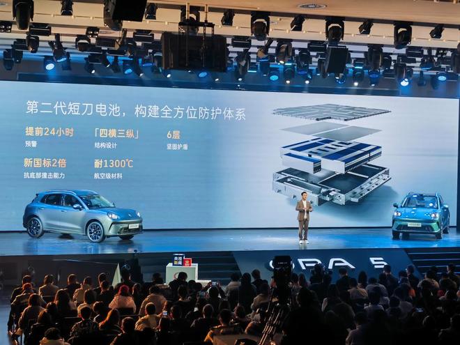 ▲长城欧拉5电池安全