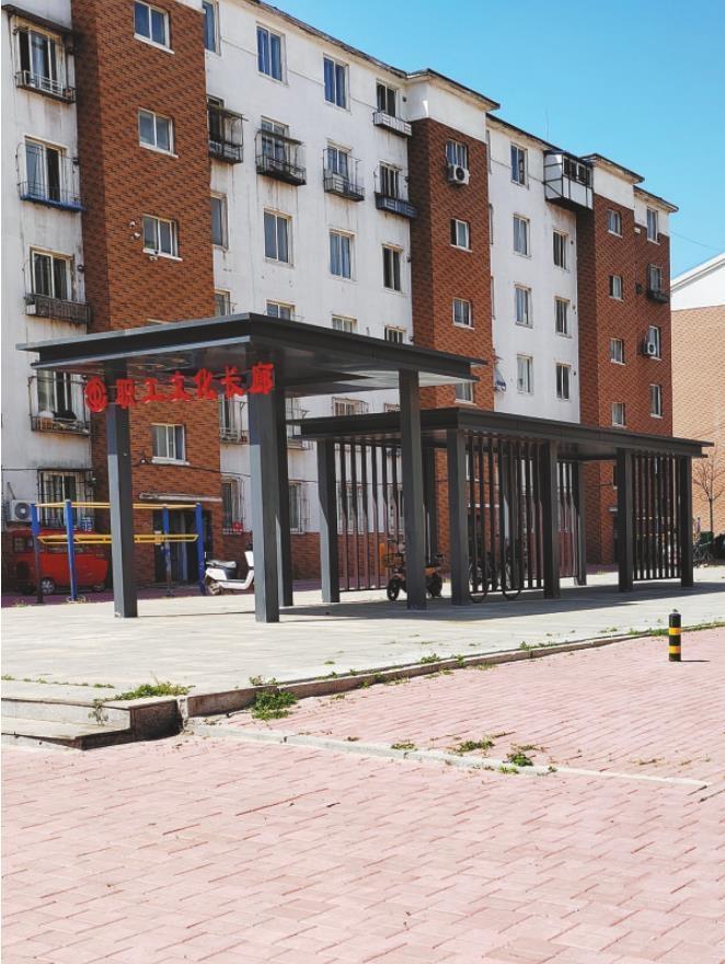 ③营口市持续推进老旧小区改造。图为修葺一新的西市区天元小区。 受访单位供图