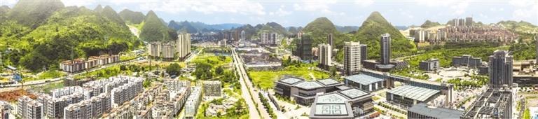 六盘水高新区一角。 (六盘水高新区管委会供图)