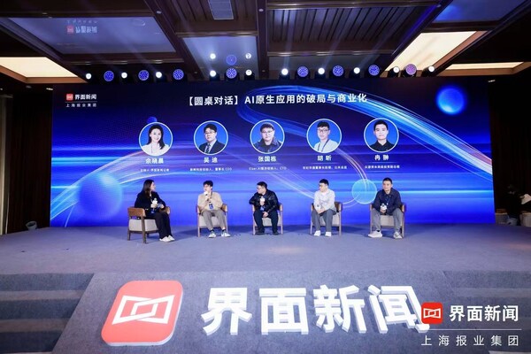 从左至右分别为佘晓晨、吴迪、张国栋、胡昕、冉翀