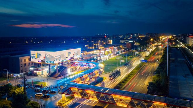 新能源汽车城。 长丰县委宣传部供图