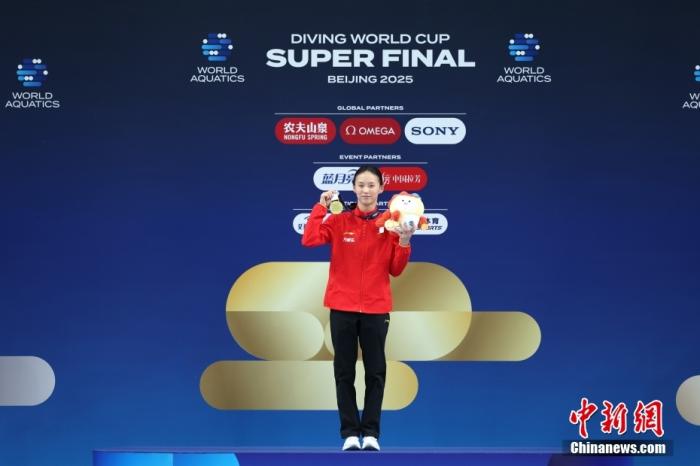 陈芋汐当选世界泳联2025年度最佳女子跳水运动员