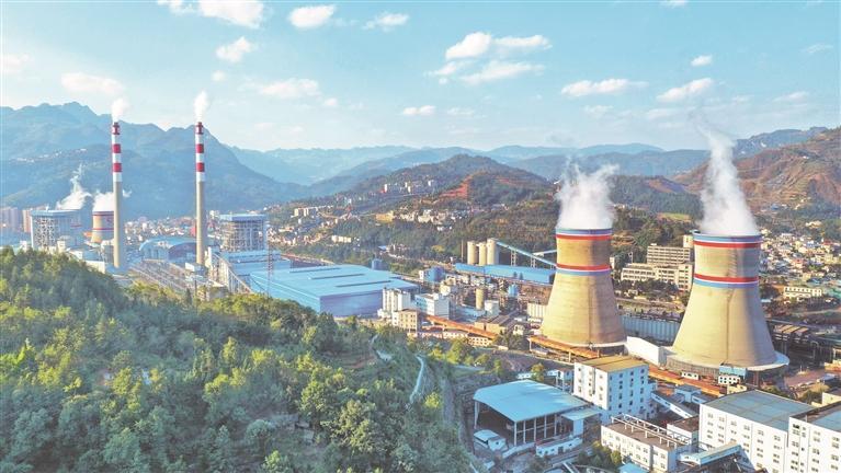 贵州盘江电投发电公司。 尚宇杰 摄
