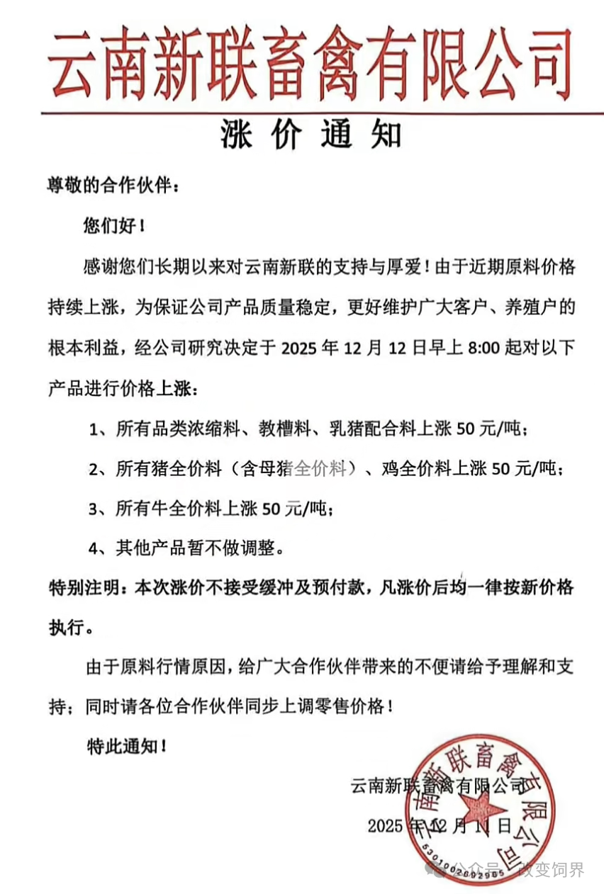 来源:饲料行业信息网、改变饲界、博亚和讯等。如涉侵权,请联系删除,电话:0371-63357633。