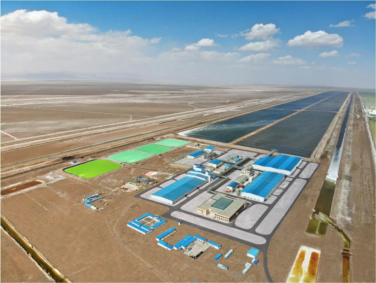 （格尔木藏格锂业有限公司2万吨年碳酸锂项目一期工程，东华公司供图）