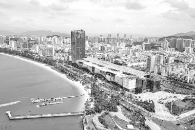 图为海南自贸港重点园区—三亚中央商务区。新华社发