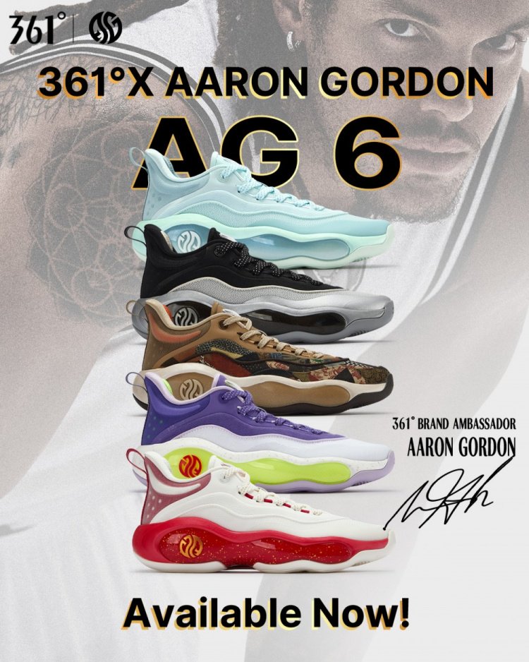 五款新配色哪款最亮眼？阿隆·戈登新一代签名鞋AG 6亮相