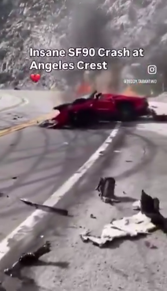 《使命召唤》创始人车祸现场曝光 超跑撞击护栏光速起火