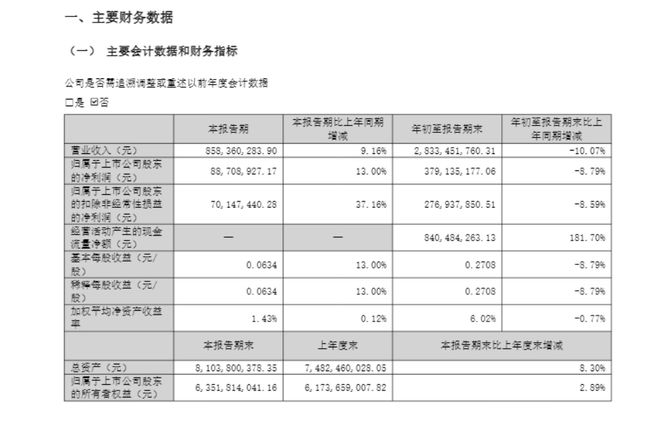 图源：仁和药业财报截图