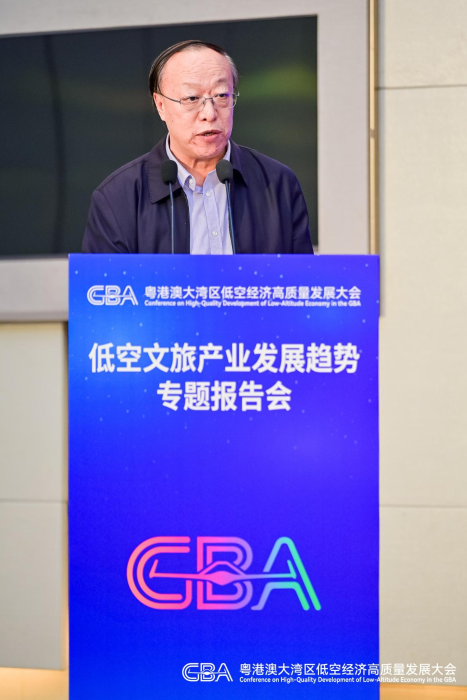 图为文化科技创新服务联盟理事长、清华大学教授柴跃廷致辞