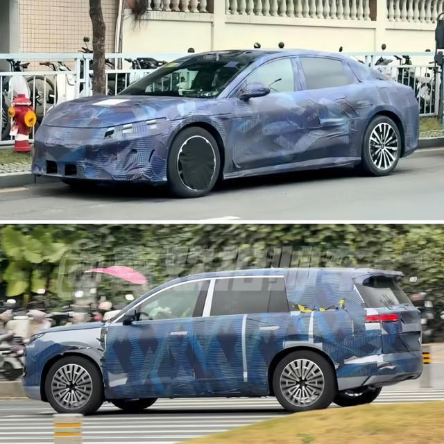 比亚迪“大汉”、“大唐”谍照曝光