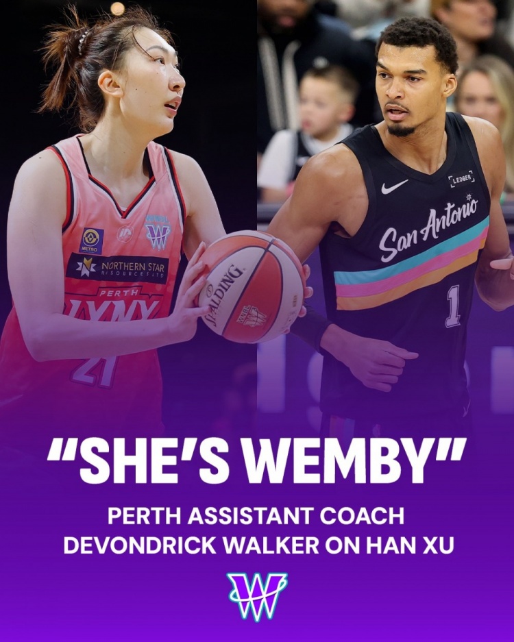 表现全能！球队助教惊叹：韩旭简直就是女版的文班亚马！