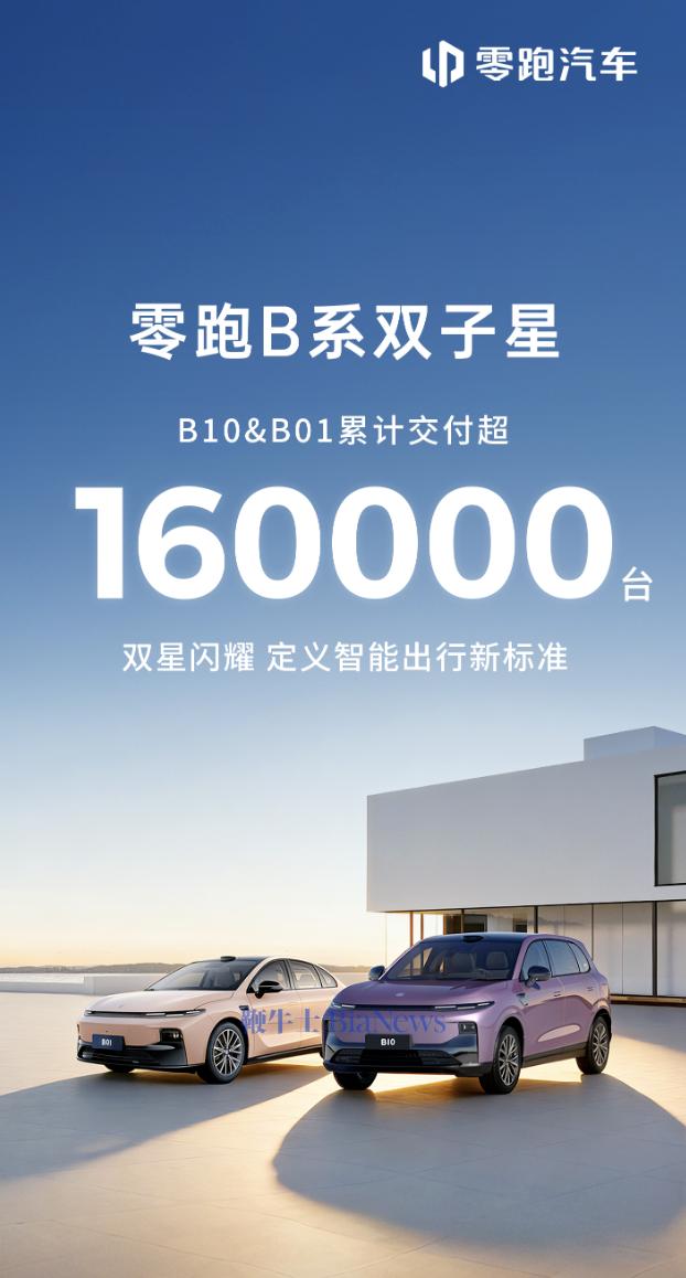 零跑汽车B系列上市9个月交付破16万辆