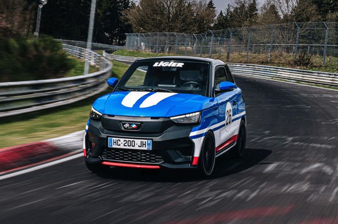 法车企Ligier宣称打破纽北最慢纪录：四轮微车取得28分25.8秒圈速