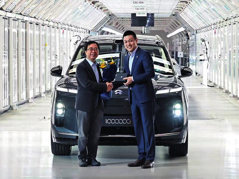 蔚来第100万台量产车赠给量子科学家