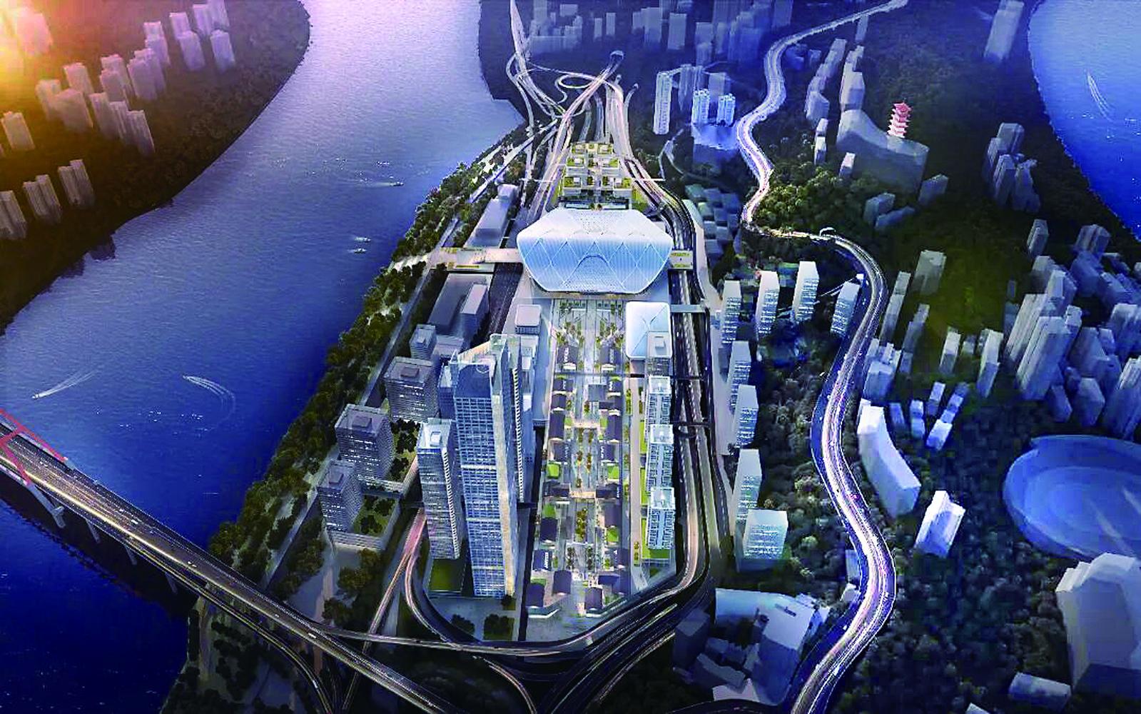 重庆站铁路综合交通枢纽工程配套道路