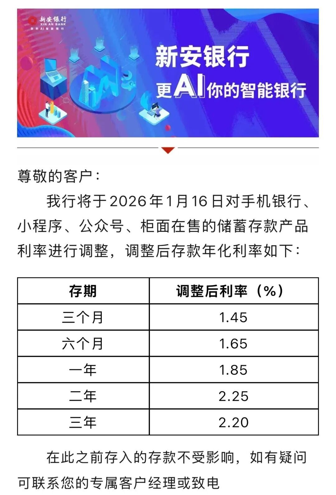 多家中小银行调整存款利率，有升有降