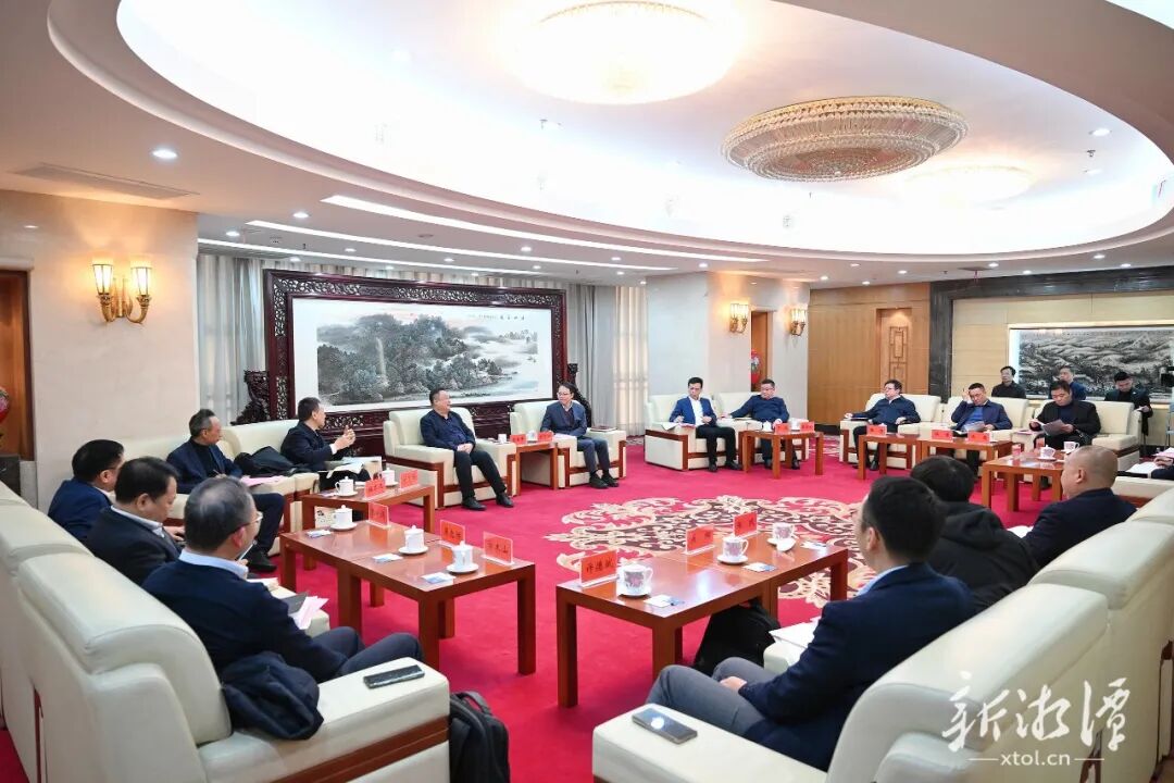 会见交流现场。(全媒体记者 方阳 摄)