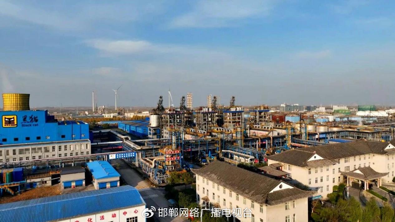 河北漳河经济开发区（磁县经济开发区）鸟瞰图（无人机拍摄）。磁县县委宣传部供图