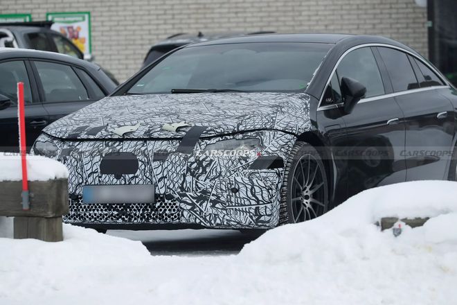 2027款奔驰EQS路测图曝光：800V架构，自研eATS 2.0电机