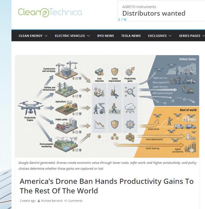 美商务部撤回限制提案！美国诸多行业：低空经济热潮下，中国无人机是刚需